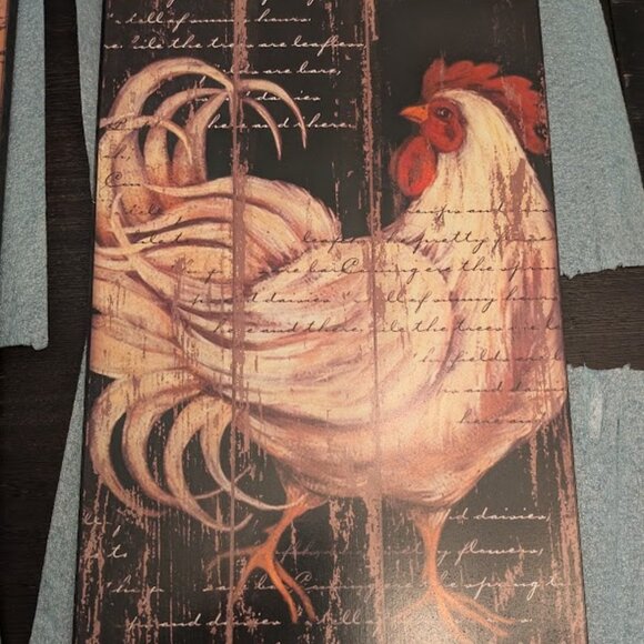 HOME ACCENTS- Country Style Rooster Wall Decor (2) - Picture 5 of 7